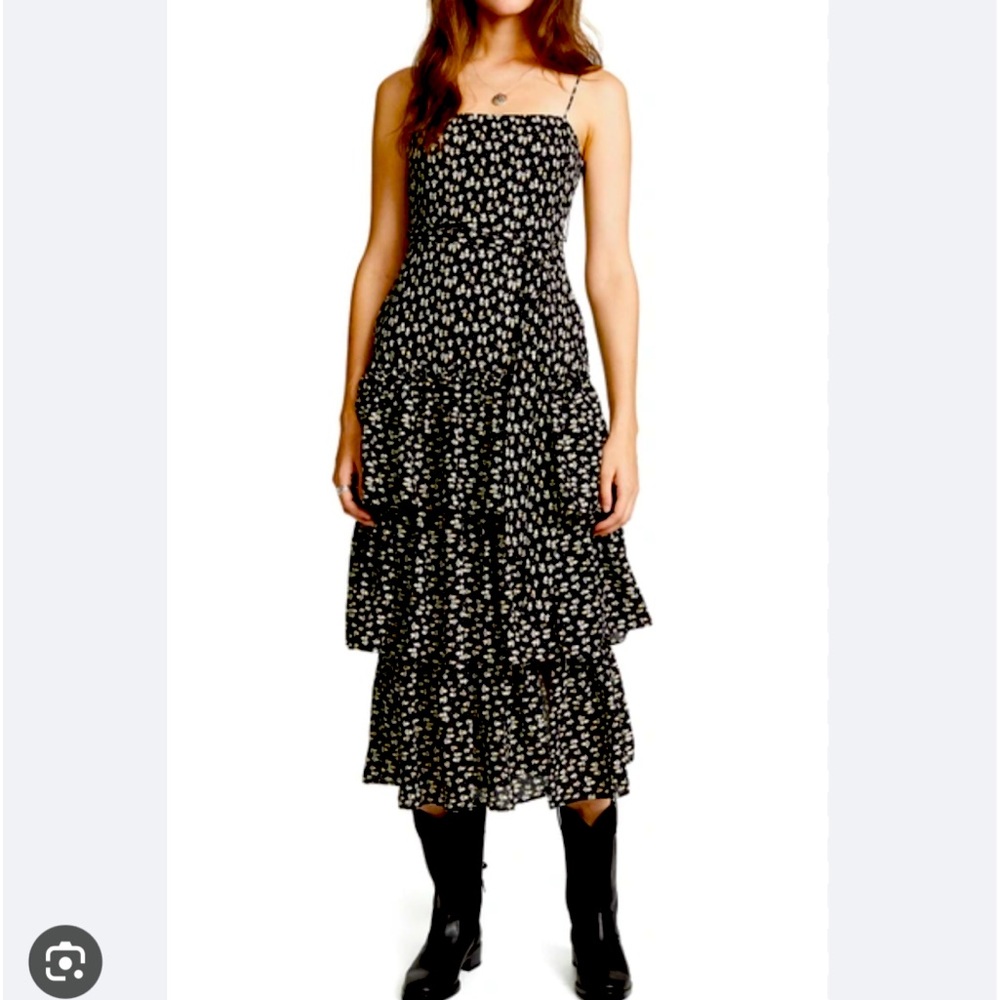 LIKELY spaghetti strap floral dress